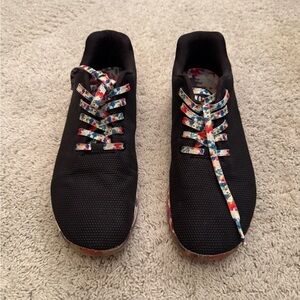 NOBULL Black Sneakers with Multicolor Laces